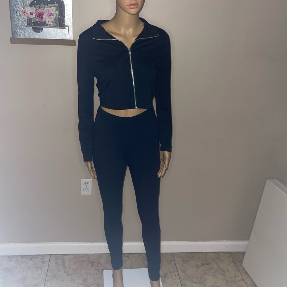 black two piece set